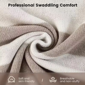 Manta de Bebé 100% Algodón OEKO-TEX, Tejida a Rayas, Suave y Cómoda <span class=keywords><strong>para</strong></span> Envolver, Cubrecuna, Reversible - Product Image 3
