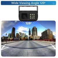 Caméra de surveillance arrière sans fil HAOXING pour tours de grande hauteur, zoom 30X, vision nocturne, HD 1080P, écran 10 pouces, commande par touches, 12V-24V