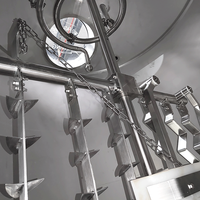 Cuve à Pression Automatique de Haute Qualité 2000L-5000L en Acier Inoxydable 304 Certifiée CE ISO pour la Production de Bière, Soudure TIG à 100%