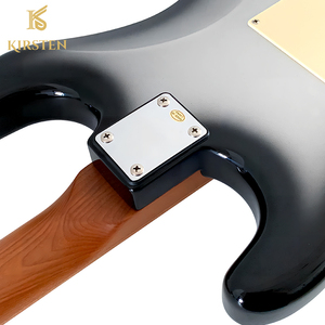 <span class=keywords><strong>Guitarra</strong></span> Eléctrica Personalizada KIRSTEN de 39 Pulgadas con Pastillas Alnico, Mástil de Arce, Cuerpo de Álamo, Cuerdas SSH para Profesionales y Principiantes - Product Image 6
