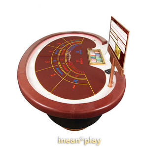 Table de poker Baccarat de qualité professionnelle pour les jeux de Texas Hold'em, avec éclairage LED, pliable, design électronique de luxe pour le <span class=keywords><strong>Blackjack</strong></span> - Product Image 5