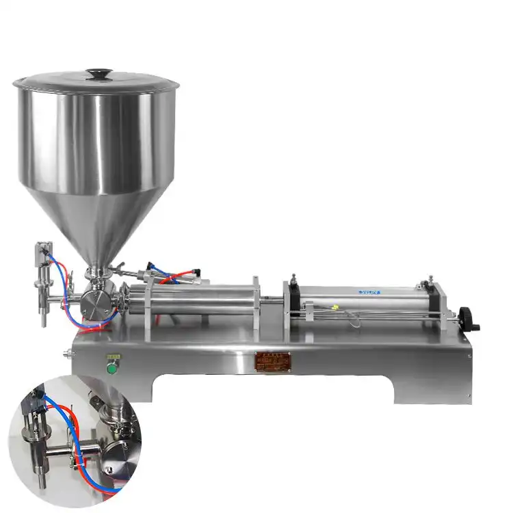10-100ml मैनुअल स्टेनलेस स्टील पेस्ट और तरल बोतल क्रीम शैम्पू कॉस्मेटिक भरने की मशीन स्वत: जैतून का तेल भरने ब्रेक