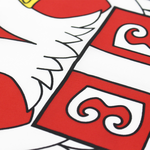 Drapeau national serbe imprimé exquis 3x5ft/90x150cm en polyester imperméable et durable avec style flottant et mât en aluminium - Product Image 3