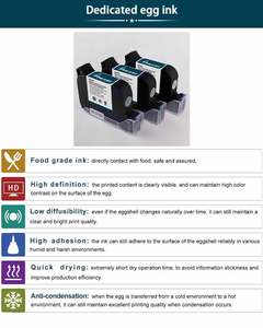 Tự động trứng máy in phun logo thời hạn sử dụng hàng loạt Số Mã Vạch gà gà trứng khay mã hóa đánh dấu máy không Laser - Product Image 5