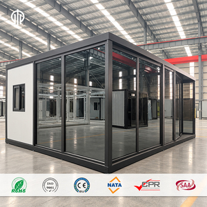 Maison conteneur extensible <span class=keywords><strong>de</strong></span> 20 pieds à double aile, villa préfabriquée pour invités, idéale pour vignobles, propriétés, complexes hôteliers <span class=keywords><strong>de</strong></span> luxe et retraites <span class=keywords><strong>de</strong></span> vacances - Product Image 2