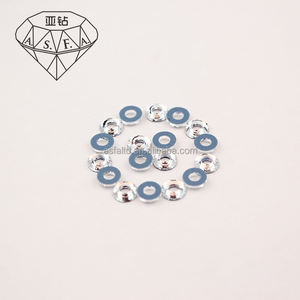 ASFA09 Cristales de Estrás Termoadhesivos con Orificio Circular de 3*6mm, Tamaños SS6 y SS10, para Aplicación con Máquina de Termoadhesión, Cristal AB - Product Image 3