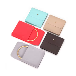 Bolsa de terciopelo de lujo con cordón para regalo de boda, se puede imprimir el LOGO, puede guardar joyas, resistente a arañazos - Product Image 1