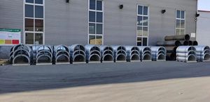 Feuer getauchtes Zinkwellmetall-Durchlass rohr Große Abmessungen Q235 Verzinkte Stahls pule API-zertifiziert - Product Image 3