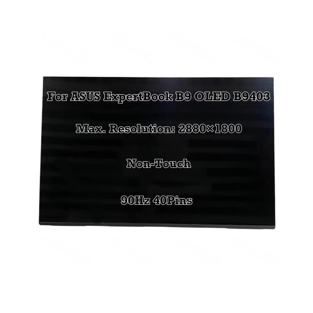 Laptop DScreen 14'' For ASUS ExpertBook B9 OLED B9403 B9403CVAR-C732G1T-P2 2.8K Non-Touch LCD Screen 40Pins Replacement Panel