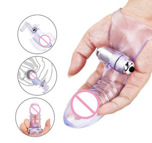Mini Magic G Spot Vagin Stimulation Chatte Sex Toy <span class=keywords><strong>Finger</strong></span> <span class=keywords><strong>Sleeve</strong></span> <span class=keywords><strong>Vibrator</strong></span> Pour Femme - Product Image 1