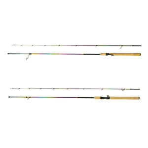 Jiyu Regenboog Editie Eagle Strike Lange-Afstands Casting Hengel Snelle Koolstofvezel Hengel Recht Pistool Handvat Voor Meer Beek - Product Image 4