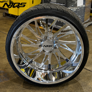 ล้อแม็ก NJQS ขอบโครเมียมขัดเงา ขอบลึก สำหรับรถบรรทุก ขนาด 20x10 20x12 22x10 22x12 24x12 24x14  6 รู <span class=keywords><strong>8</strong></span> รู 10 รู สำหรับรถฟอร์ด แรม - Product Image 3