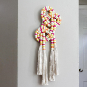 ที่แขวนผนังตกแต่งผนังสไตล์โบฮีเมียนของตกแต่งบ้านแบบ EH2502071ศิลปะสมัยใหม่งานตามสั่งสีรุ้ง - Product Image 2