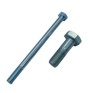 アメリカ標準ASME B18.2.1 M24ボルトUNC UNFスチールグレード2亜鉛メッキ六角ボルト - Product Image 2