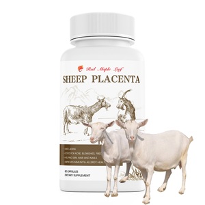 Cápsulas de Extracto de Placenta de Oveja con Semilla de Uva y Colágeno de Pescado |   300 mg de Placenta de Oveja Liofilizada por Porción - Product Image 1