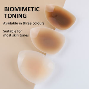 프리 사이즈 끈이없는 실리콘 접착 원활한 방수 여성용 젖꼭지 커버 삼각형 모양 섹시한 내부 액세서리 강화 쌍 - Product Image 3