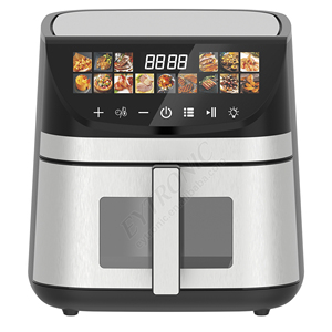Hot Sale Stainless Steel Air Fryer Digital <b>Control</b> Double Basket 8L 12L Smart Kitchen Cooking Appliance Fryers Air Fryer Hot Sal - Product Image 5