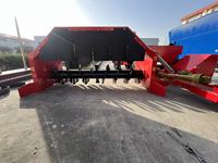 Retourneur de compost tracté par un tracteur pour la production d'engrais organique agricole à partir de fumier et de déchets avicoles