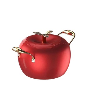 Konka Apple Pot 5L Non-Stick Stew Pot Soup Pot Multifunctional Cooking Pot Gift Cookware - Product Image 2