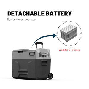 Réfrigérateur portable <span class=keywords><strong>Alpicool</strong></span> ECX40 OEM/ODM 12V à double usage, alimenté par énergie solaire, compresseur, congélateur, glacière pour le camping et les activités de plein air - Product Image 1