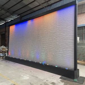 Cortina de Agua de Malla Metálica Personalizada, Cascada de Acero Inoxidable, Cortina de Agua Interior para Pared - Product Image 2