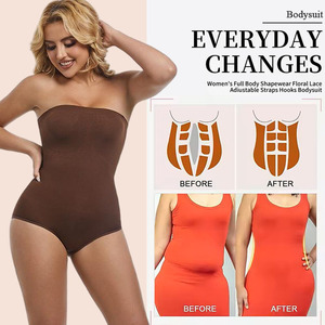 <span class=keywords><strong>Combinaison</strong></span> pour femme, vêtements de maintien, contrôle du ventre, rehausseur de fesses, body sculptant, lisse, invisible <span class=keywords><strong>sous</strong></span> les vêtements, <span class=keywords><strong>sous</strong></span>-vêtements amincissants, <span class=keywords><strong>combinaison</strong></span> à col bas - Product Image 3