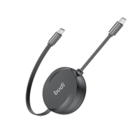 Cable USB Trenzado Corto y Resistente de 1M/3 pies, Retráctil, Extra Largo, de Alta Resistencia, para Carga Rápida, Cable de Carga para Teléfono