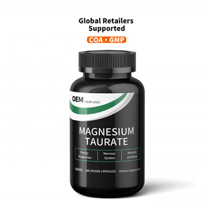 แคปซูลแมกนีเซียมทอรเอต OEM  คลังสินค้า FBA ออกแบบอย่างมั่นคง จัดหาสินค้าจำนวนมากได้  รองรับการทดสอบ COA สำหรับผู้ค้าปลีกทั่วโลก - Product Image 1