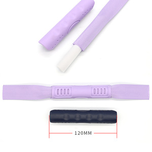 Soft Rubber Webbing Handle 120mm <b>Black</b> And Colorful For <b>Backpacks</b> <b>School</b> Bags Bag Accessories - Product Image 1