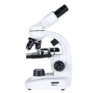 Microscope biologique XSP-44SM-<span class=keywords><strong>A</strong></span> avec éclairage <span class=keywords><strong>LED</strong></span> supérieur et inférieur pour laboratoire scolaire, avec oculaires 4x, 10x, 40x et oculaire WF10x - Product Image 3
