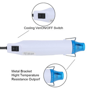 Pistola <span class=keywords><strong>de</strong></span> Aire Caliente Eléctrica Blanca con Enchufe UK - 300W 230V, Herramienta <span class=keywords><strong>de</strong></span> Calentamiento DIY con 3 Años <span class=keywords><strong>de</strong></span> Garantía para Fabricación <span class=keywords><strong>de</strong></span> Velas y Proyectos <span class=keywords><strong>de</strong></span> Aficionados - Product Image 5