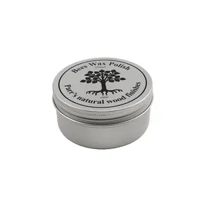 Custom Empty Round Storage balm oils tea packaging Metal Aluminium tin/ can/ concentrate jar containers