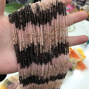 Wholesale Natural <strong>Stone</strong> Graduated Color Faceted <strong>Stone</strong> <strong>Beads</strong> Loose 2mm Necklace <strong>Beads</strong> for Jewelry Making - Product Image 2