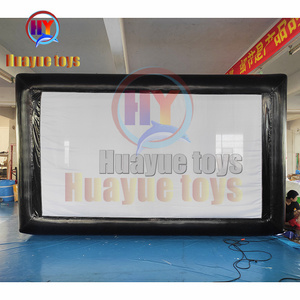 Sân chơi Huayue hoạt động thương mại điện ảnh di động chiếu chất lượng cao ngoài trời Tùy Chỉnh có thể gập lại màn hình phim bơm hơi - Product Image 2