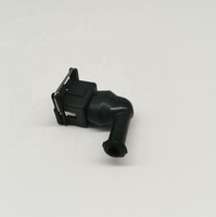 Connecteur automobile pour injecteur de carburant Jetronic/Minitimer EV1 à 2 broches avec soufflet en caoutchouc à 90 degrés