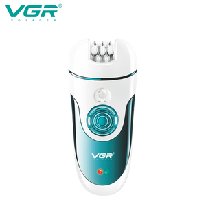 VGR V-700 Nouveau rasoir électrique professionnel pour le visage et le corps, tondeuse 4 en 1, épilateur rapide pour femme avec USB + adaptateur - Product Image 2