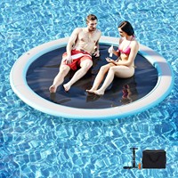 Hamac flottant gonflable en PVC pour adultes - Idéal pour la plage et la piscine