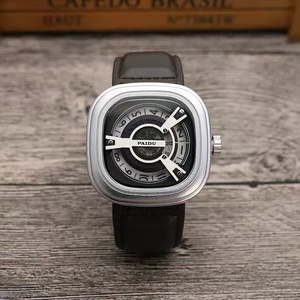 Estilo punk tocadiscos cuadrado reloj para niños Moda para hombres tocadiscos reloj <span class=keywords><strong>de</strong></span> moda reloj <span class=keywords><strong>de</strong></span> cuarzo con correa - Product Image 5
