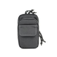 Riñonera Táctica TONMO Personalizada de Nailon 1000D Impermeable y Resistente al Desgaste, para Senderismo, Camping, con Sistema Molle, para Teléfono, Llaves, Herramientas y EDC