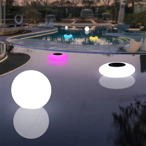Luces de bola de piscina flotantes LED solares, accesorios de brillo de piscina que cambian de Color impermeables para fiesta en piscina al aire libre, jardín - Product Image 1