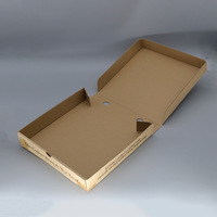 Boîte à pizza en carton blanc personnalisé Frozen Eco Friendly Firenldy Design avec gaufrage mat stratification revêtement UV pour emballage en papier