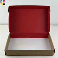 Boîte d'emballage entièrement personnalisable, impression recto-verso, boîtes d'expédition pour vêtements, chaussures, électronique, cadeaux, cosmétiques