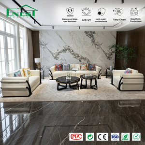 Set di Divani Chesterfield in Vera Pelle Premium <span class=keywords><strong>1</strong></span>+2+3 Posti, Divano per Soggiorno, Villa, Hotel, Soluzione di <span class=keywords><strong>Arredamento</strong></span> di Lusso Completa - Product Image 2