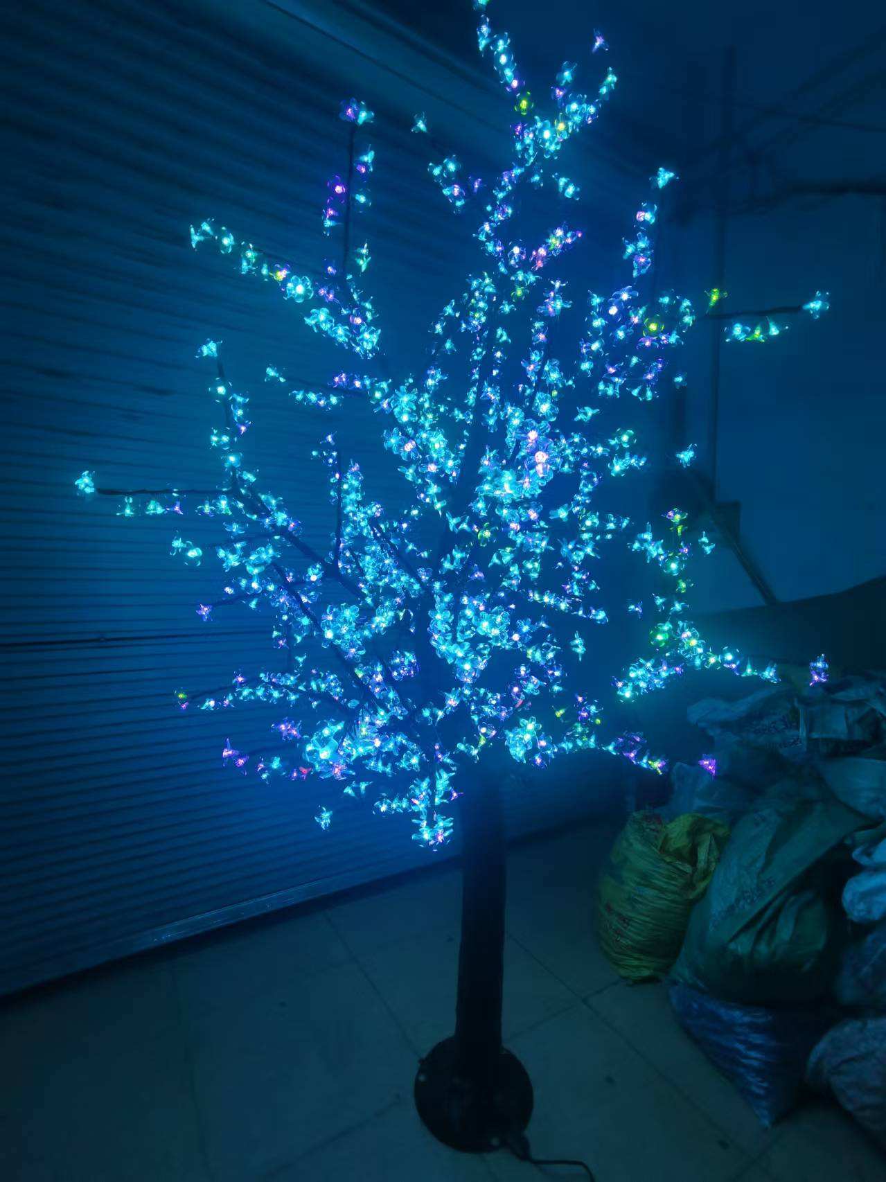 2024 Christmas Tree with LED Lights - 2m Tall Artificial