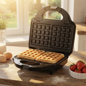 Nueva Lanzamiento RAF: Máquina Eléctrica Multifuncional <span class=keywords><strong>4</strong></span> en 1 <span class=keywords><strong>para</strong></span> Donuts, Nuts, Paninis y Waffles, <span class=keywords><strong>para</strong></span> Uso Doméstico y en el Auto - Product Image 3