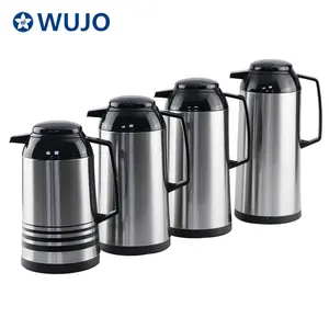 China manufacturer thermos jug glass refill stainless Steel Vacuum Coffee Pot with Glass Liner