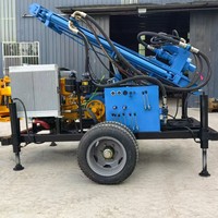 Machine de forage hydraulique et pneumatique à double usage KY300S, pompe à boue pour forage de puits de 300 m, moteur de carottage