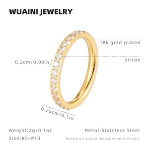 แหวนเพชรทรงเหลี่ยมเจียระไนแบบเรียบง่าย ทองคำแท้ 14K สำหรับเด็ก รุ่นใหม่ล่าสุด เครื่องประดับอันหรูหราทันสมัยสำหรับวันครบรอบ - Product Image 4