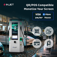 Chargeur DC EV haute efficacité INJET 120 kW CCS2 GBT, station de charge rapide, entrée DC 150-1000 V, OCPP ModBus