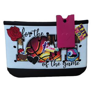 Túi thể thao bán buôn có thể tùy chỉnh họa tiết bóng đá, bóng rổ, bóng chuyền, bóng bầu dục, túi đi biển EVA chống nước ngoài trời, túi tote nữ - Product Image 2